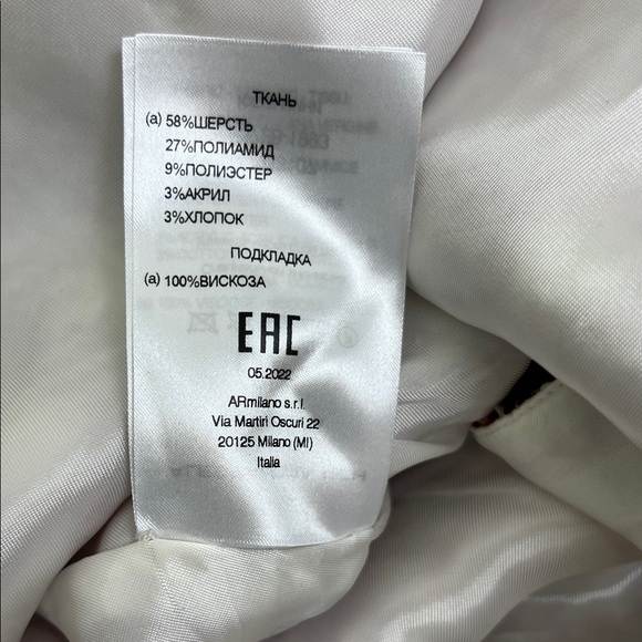 Alessandra Rich Plaid Tweed Red White Checked Mini Skirt Medium - Picture 11 of 11